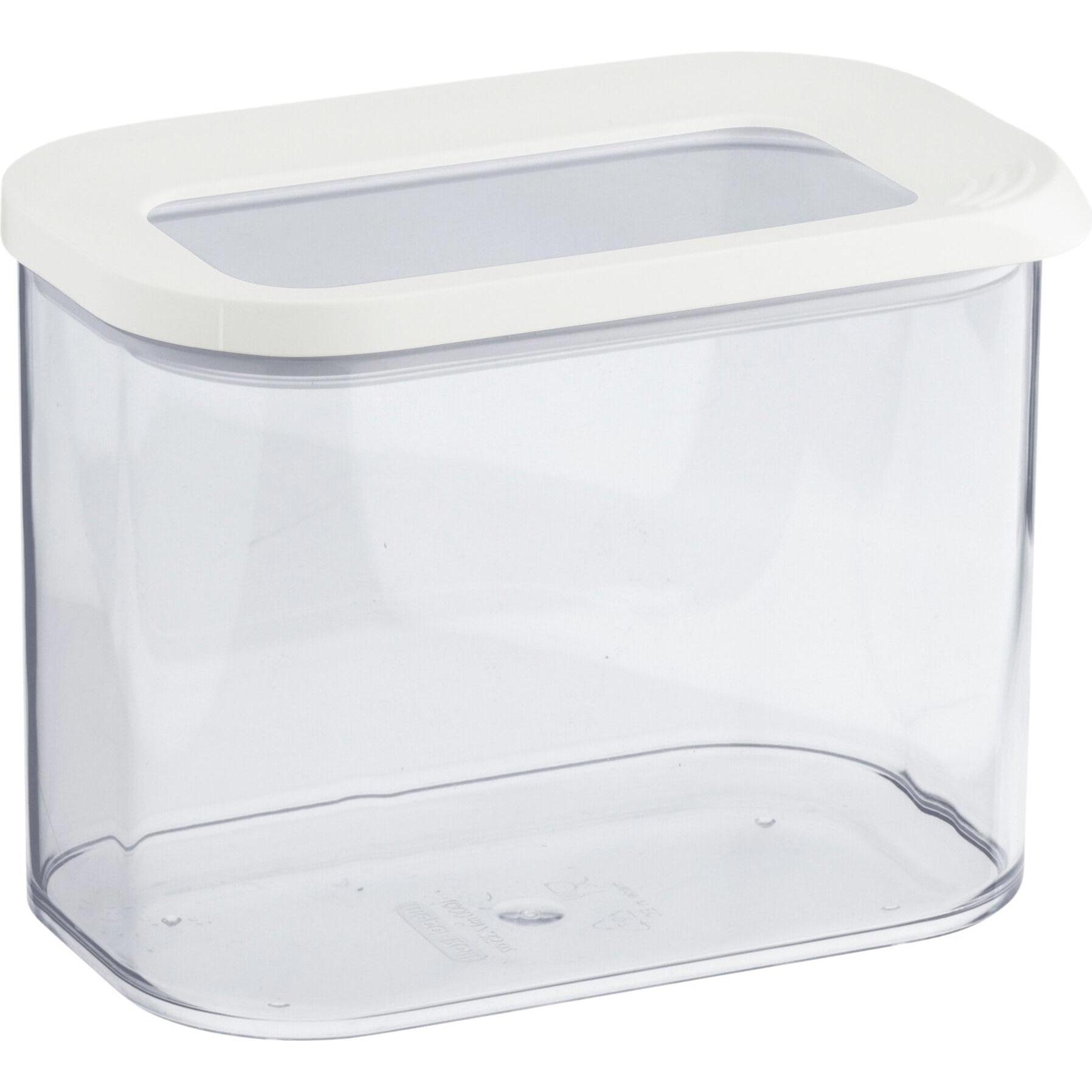 Rosti Mepal Modula Storage Box, Vorratsbehälter, Weiss, Transparent