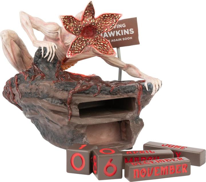 Grupo Erik STRANGER THINGS - Demongorgon - Calendrier Perpétuel 3D en Résine