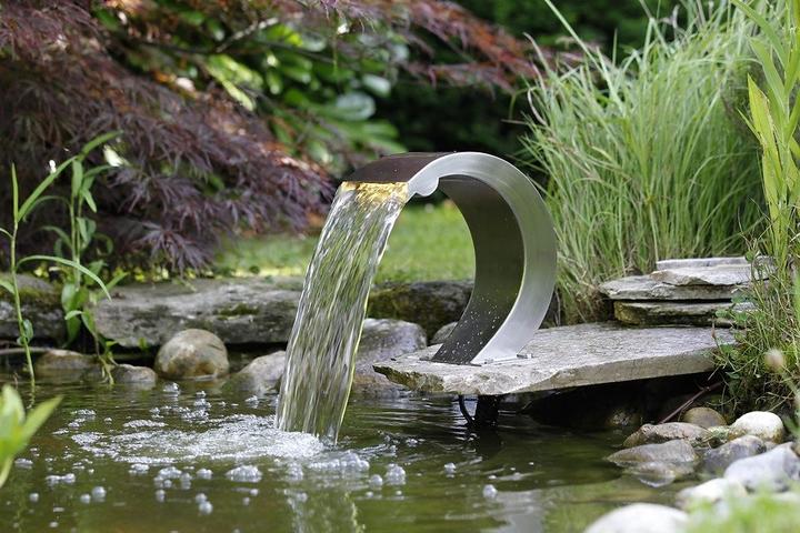 Produktbild Neogard Wasserfall INOX LED warmweiss