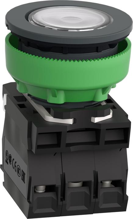 Actual product image Schneider Electric Illuminated pushbutton, compl., flush, XB5FW31B5
