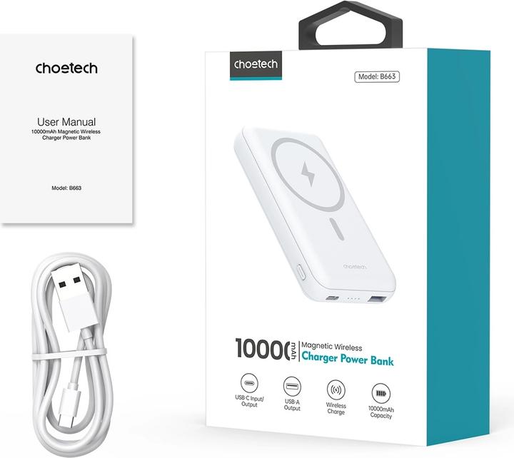 Image du produit Choetech None (10000 mAh, 20 W, 37 Wh)