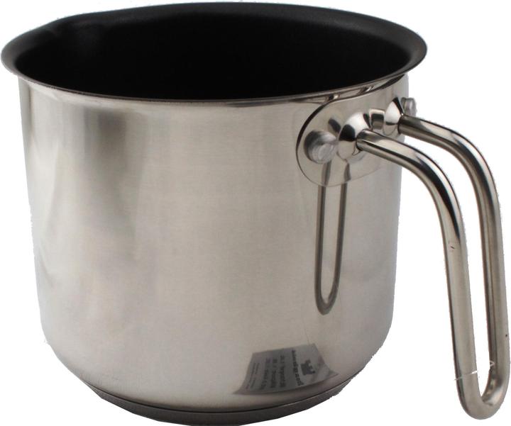 Actual product image Globus Milk saucepan with handle (14 cm, Pot, Stainless steel)