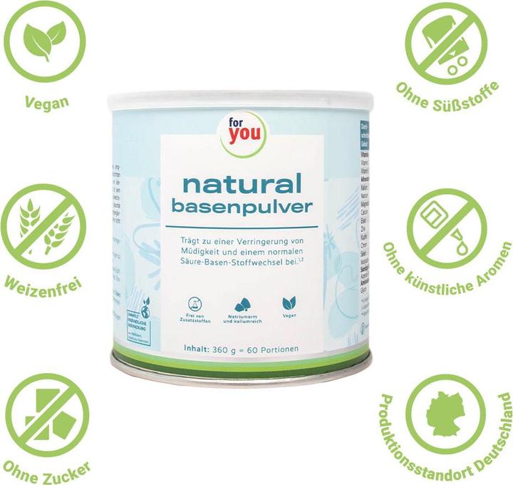 Actual product image For You natural base powder (360 g)