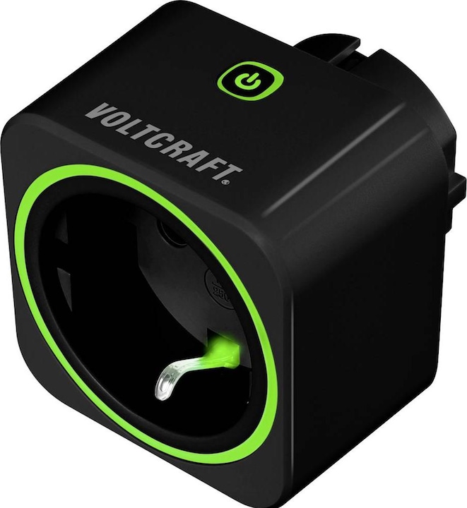 Productafbeelding Voltcraft SEM6000 ZWARTE Energiekostenmeter Bluetooth® interface, data-export, dataloggerfunctie, TR