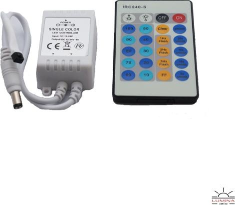 Image du produit Lumina Swiss Télécommande infrarouge 24 boutons Unicolor