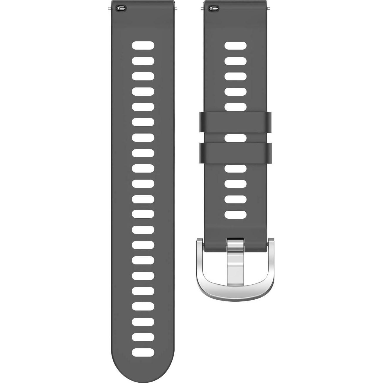 Thumbnail - Avizar Ersatzarmband (Silikon, Galaxy Watch Active 2 40mm), Uhrenarmband, Grau