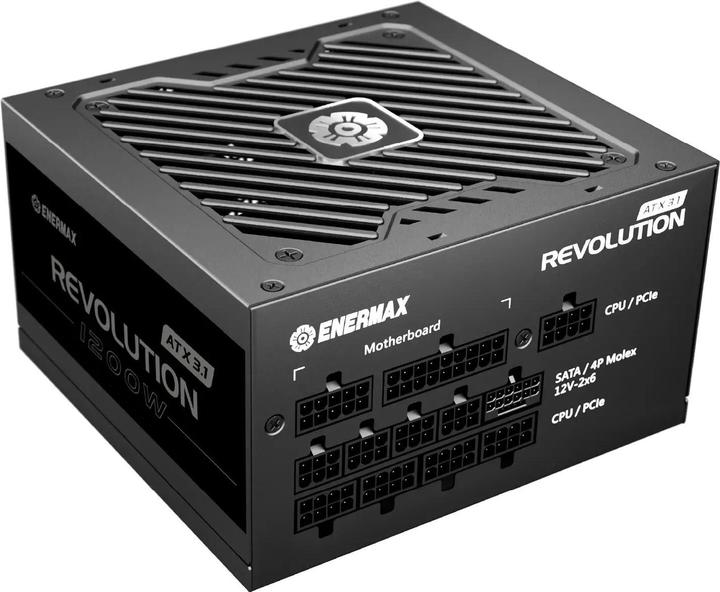 Enermax Power Supply 1200W Revolution3 80+ Gold Black ATX3.1 (1200 W)