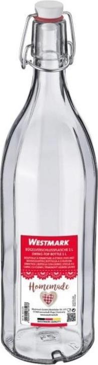 Actual product image Westmark Swing-top bottle polygonal, 1 litre (1 l)
