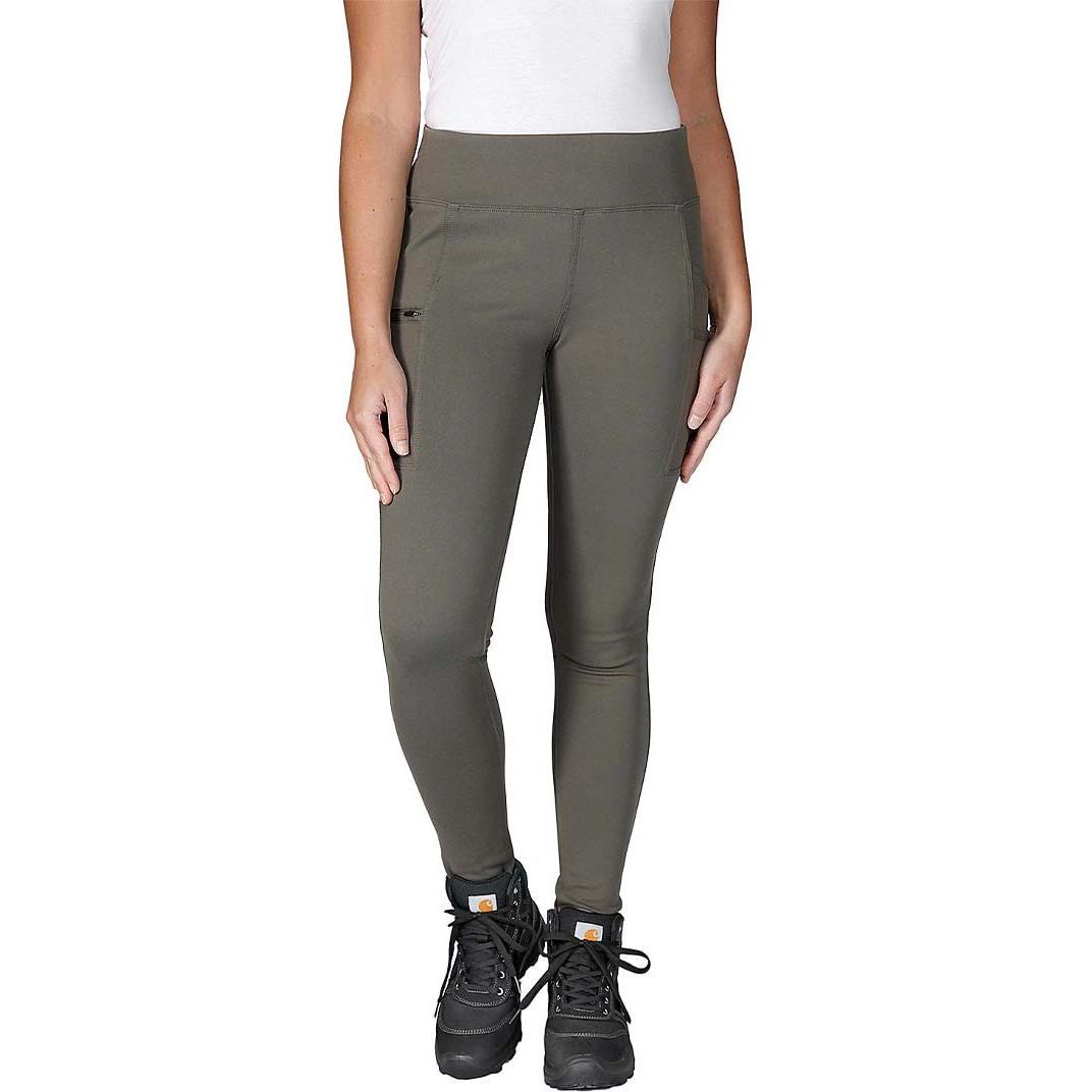 Carhartt, Donne, Pantaloni, Legginsy Force Fited Light Tarmac, Nero