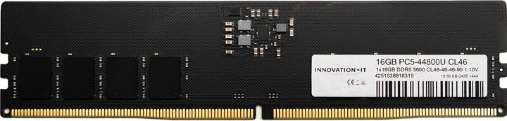 Image du produit Innovation IT 5600 16GB CL46 1.10V (CL46-46-46-90) (1 x 16GB, 5600 MHz, RAM DDR5, DIMM)