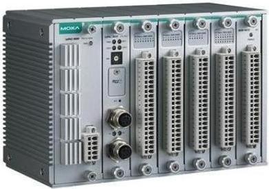 Actual product image Moxa IOPAC 8600-CPU30-M12-C-T - Rugged controller, 1 GHz CPU, 2-port M12 Ethernet, CC, -40 to 75C operati