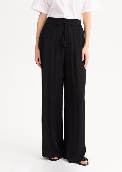 Produktbild Anne Weyburn Weite Hose aus Crepon (34)