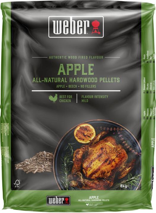 Immagine prodotto Weber SmokeFire Holzpellets Apfelholz - 8 kg FSC (8 kg)