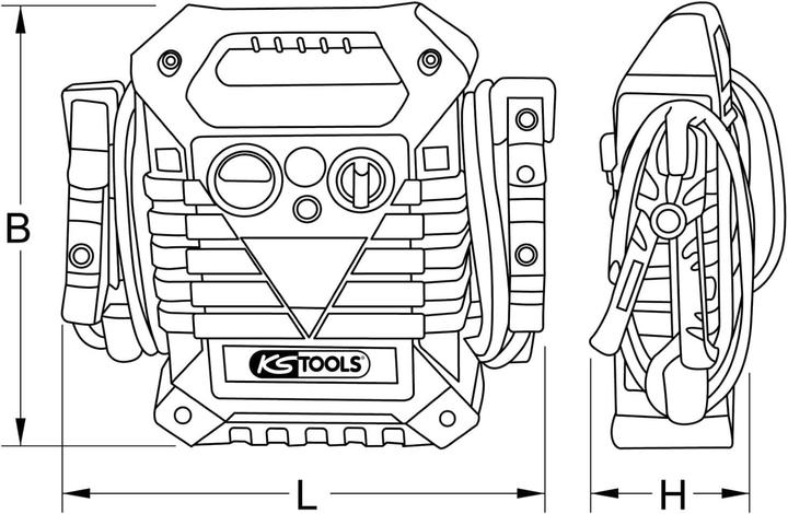 Produktbild KS Tools 550.1810 (2500 A, 22000 mAh)
