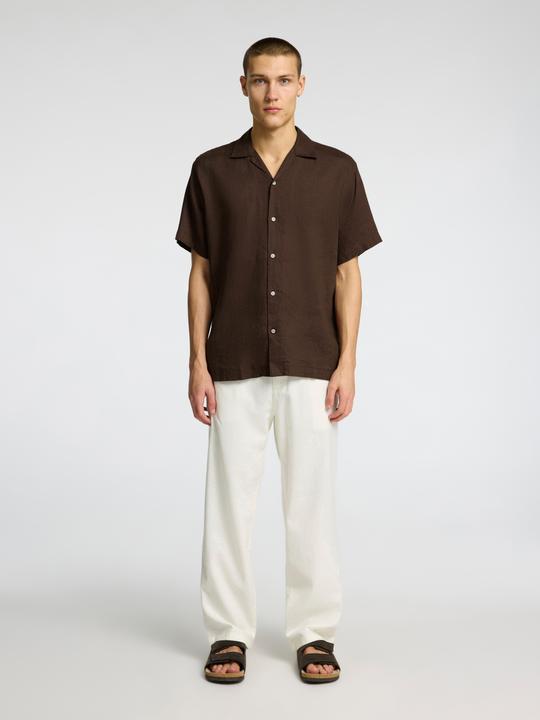 Produktbild Selected Homme 100% Leinen Kurzarmhemd (L)