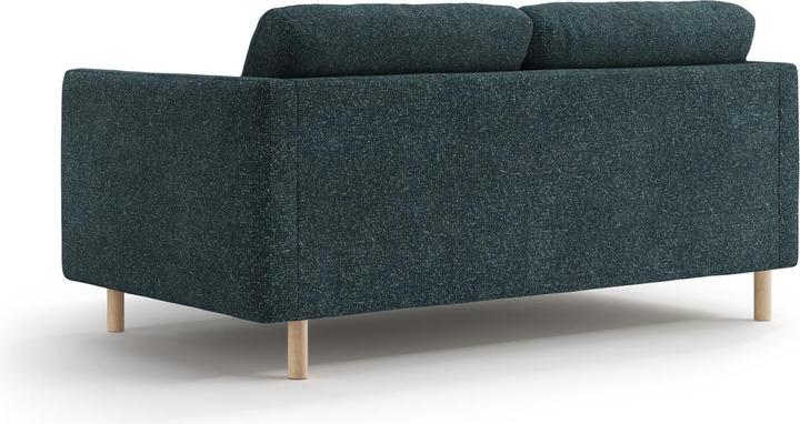 Actual product image Micadoni Sofa, "Eden", 2 Seats, Green Blue Melange, 146x92x90 Made in Europe (2 person sofa)