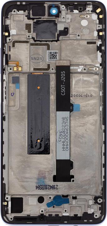 Produktbild Xiaomi LCD-Display + Touch-Einheit + Frontabdeckung für Redmi Note 9 Pro 5G Schwarz (Service Pack) (Display, Xiaomi Redmi Note 9 5G)