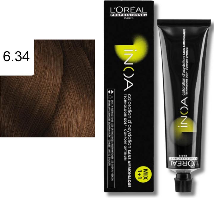 Actual product image L'Oréal Professionnel Inoa (Blond, Gold, Copper)