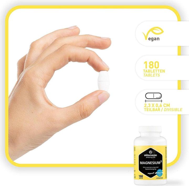 Produktbild Vitamaze Magnesium³ 3-in-1 Komplex (180 Stk., Tabletten)