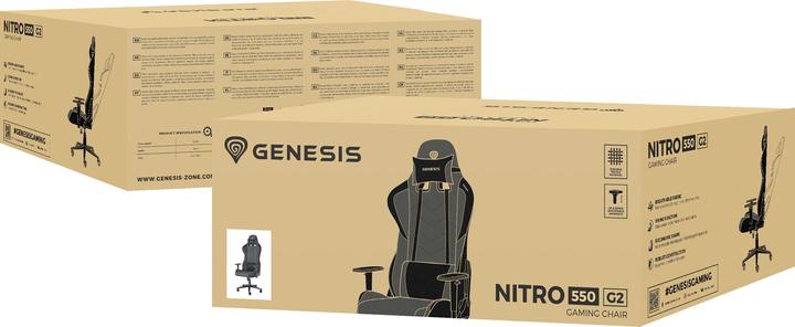 Image du produit Genesis Fotel Nitro 550 G2 Szary (NFG-2112)