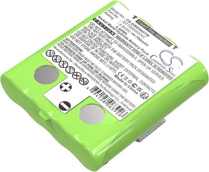 NoName Battery for Detewe Outdoor 8000 etc (1 Stk., Gerätespezifisch, Akku)