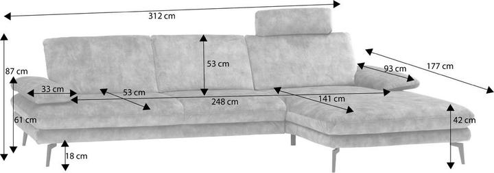 Produktbild Dieter Knoll Collection Cremona (Ecksofa)