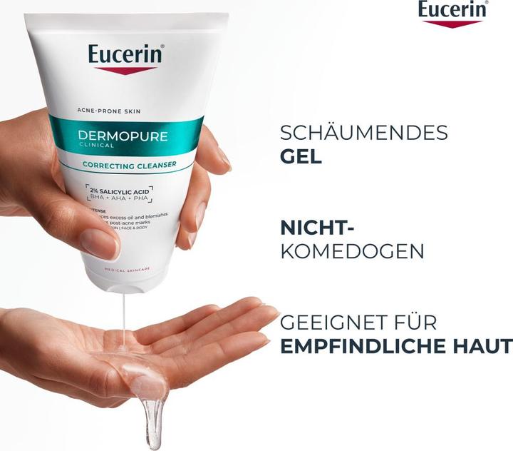 Actual product image Eucerin Dermopure Clinical Reinigungsgel erneuernd 150 ml (Cleansing gel, 150 ml)