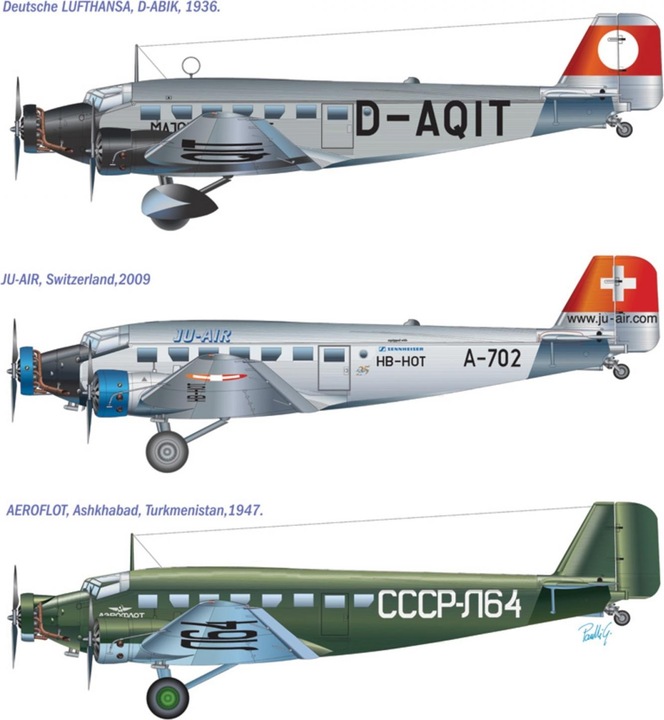 Actual product image Italeri JUNKERS JU-52 3/m "TANTE JU" LH