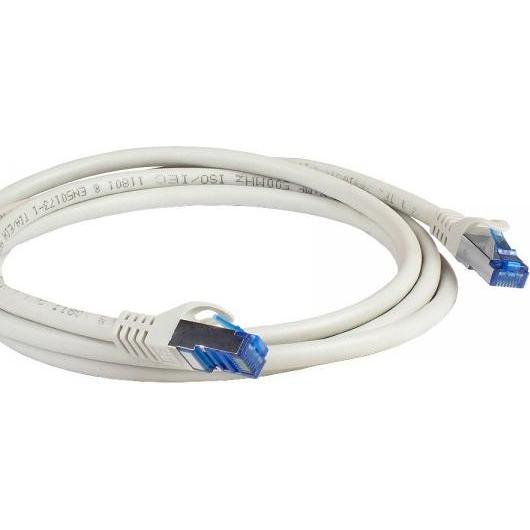 Thumbnail - Good Connections RNS Patchkabel SmartFLEX, Cat.6A, S/FTP, PiMF, halogenfrei (LSZH), 500MHz, CU, grau, 5m, (S/FTP, CAT6a...