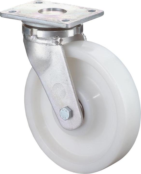 Actual product image BS Rollen Heavy duty swivel castor Wheel Ø 85 mm Load capacity 1200 kg Plastic 190 mm 175 mm