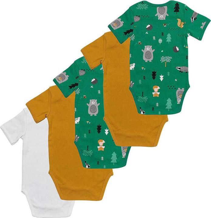 Immagine prodotto Schlummersack Body neonato maniche corte in cotone organico - pacco da 5 (86)