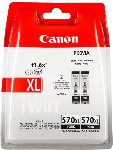 Produktbild Canon PGI-570PGBK XL 2er Pack (BK)