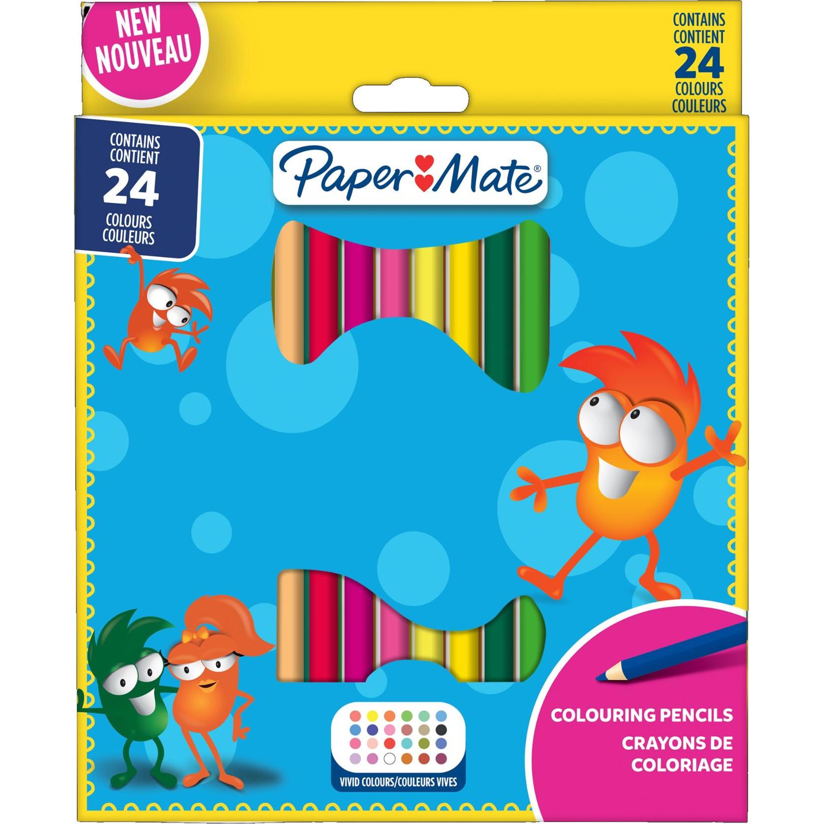 Paper Mate, Pastelli, Pastelli per bambini colorati 24er M Blister (24 x)