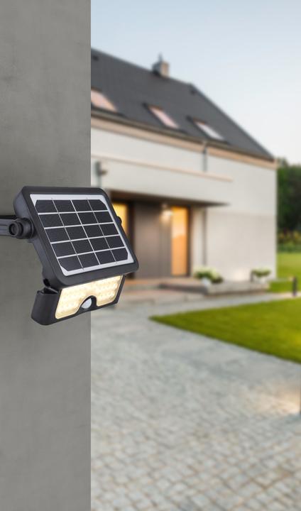 Produktbild Globo Solarleuchte schwarz 1xLED (IP65)