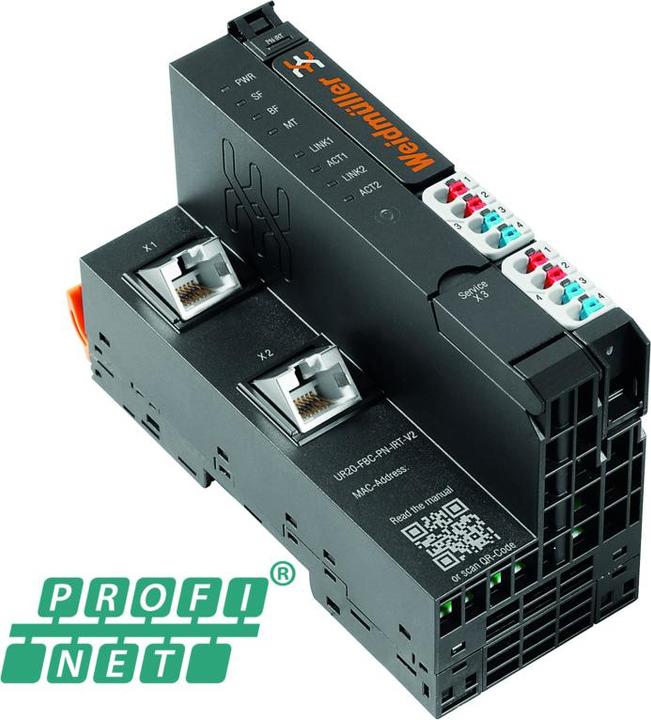 Actual product image Weidmüller UR20-FBC-PN-IRT-V2 U-Remote coupler 2566380000