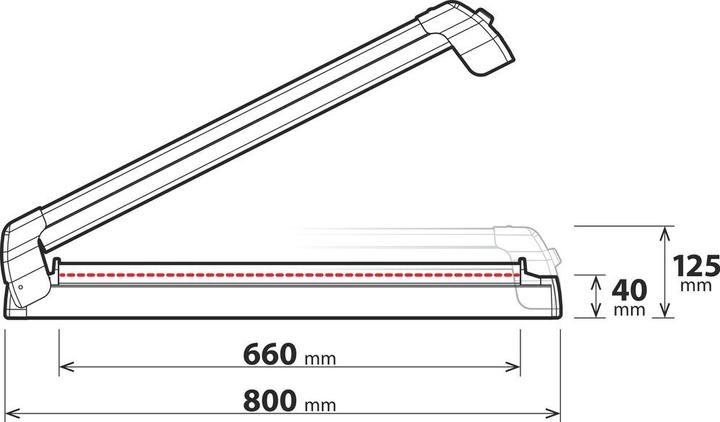 Produktbild Nordrive Dachskiträger 80cm