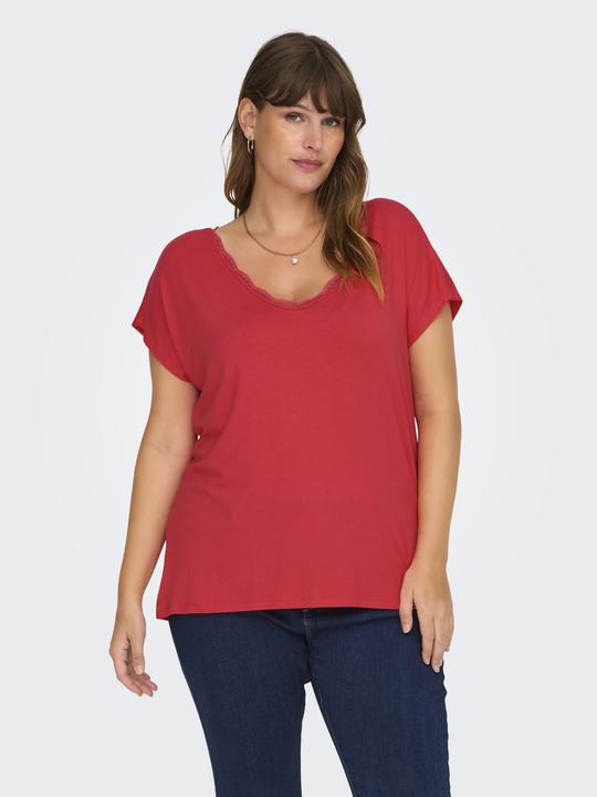 Produktbild Only Normal geschnitten V-Ausschnitt Curve Top Top (S)