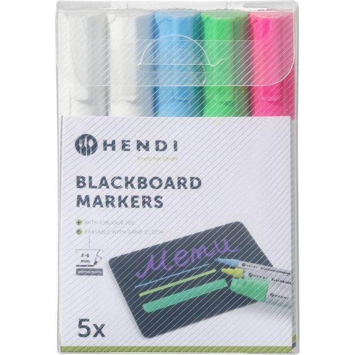 Hendi, Marker, Kreidemarker 6 mm 1x pink (Weiss, 6 mm, 1 x)