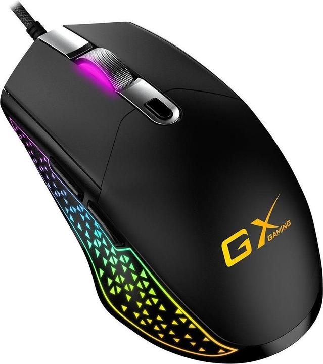 Actual product image Genius Scorpion M705/Hern??/Optick??/Pro prav??ky/Dr??tov?? USB/??ern?? (Cable)