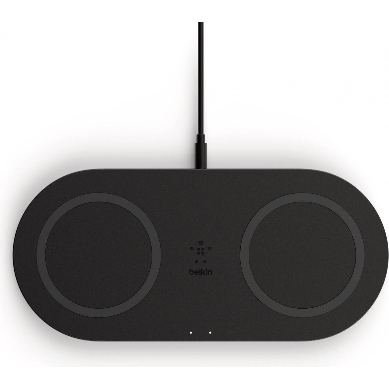 Thumbnail - Belkin Dual Wireless Charging Pad mit Netzteil (10 W), Wireless Charger, Schwarz