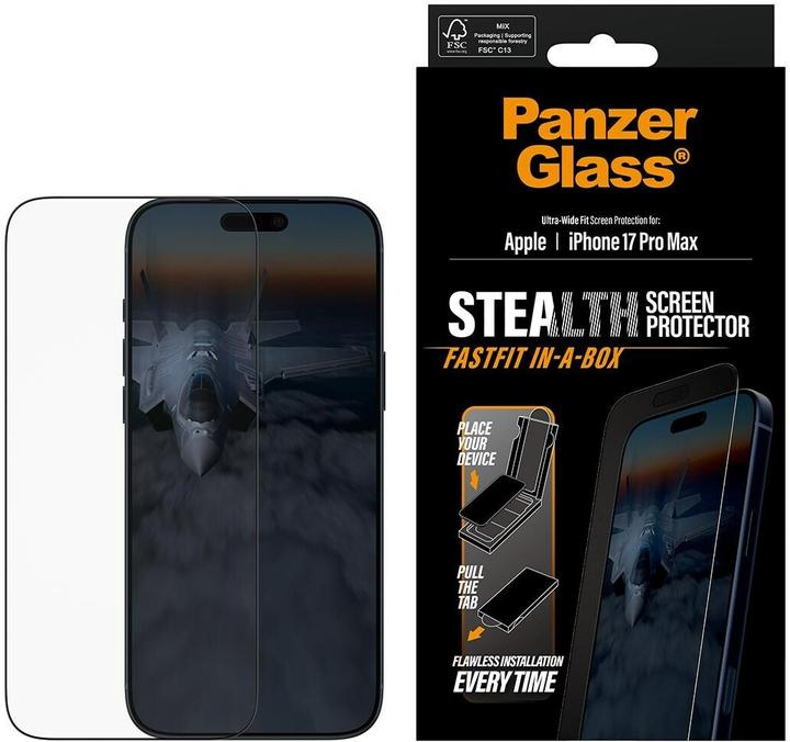 Actual product image PanzerGlass Privacy Displayschutz (1 Piece, Apple iPhone 17 Pro Max)
