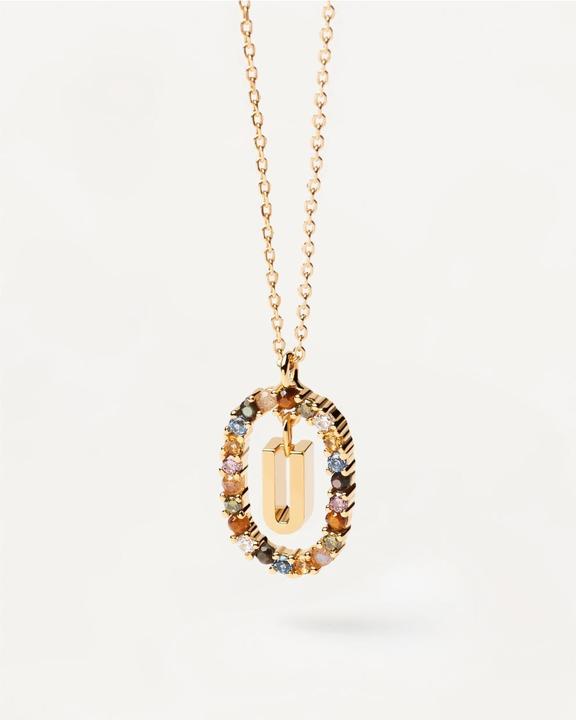Actual product image Pd Paola New Letters U Necklace (Silver 925, 50 cm)