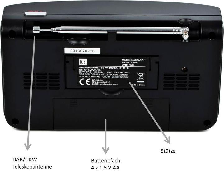 Produktbild Dual Dab 5.1 (DAB+, FM)