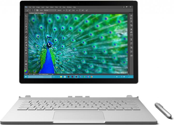 Produktbild Microsoft Surface Book - US-Layout (13.50", Intel Core i5-6300U, 8 GB, 128 GB, US)