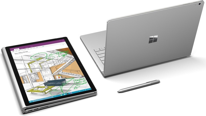 Produktbild Microsoft Surface Book - US-Layout (13.50", Intel Core i5-6300U, 8 GB, 128 GB, US)