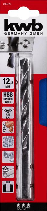 Actual product image kwb HSS Twist Drill, ø 12.0 mm (12 mm)