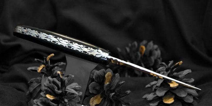 Image du produit Laguiole en Aubrac Couteau à steak en corne de buffle (6 pcs, Couteau)