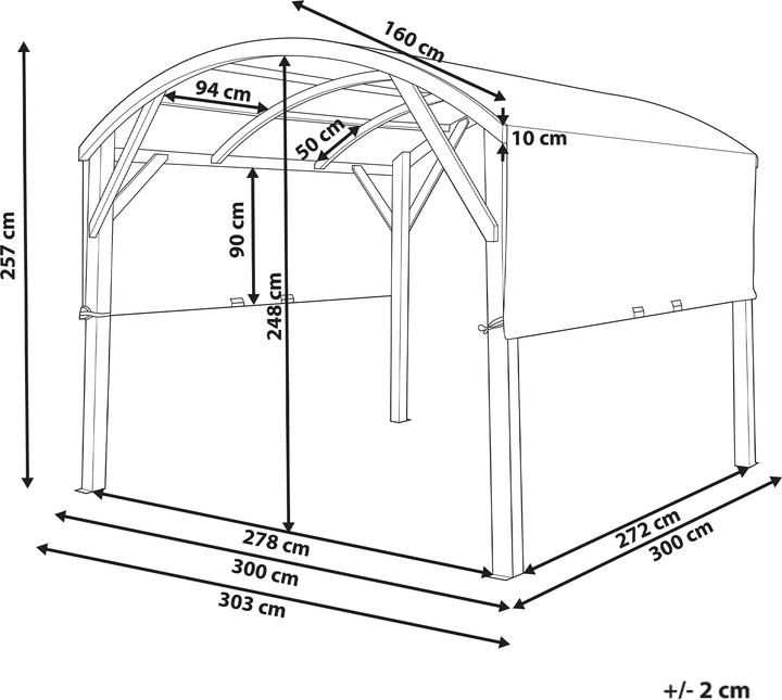 Actual product image Beliani Scopello (300 cm, 303 cm)