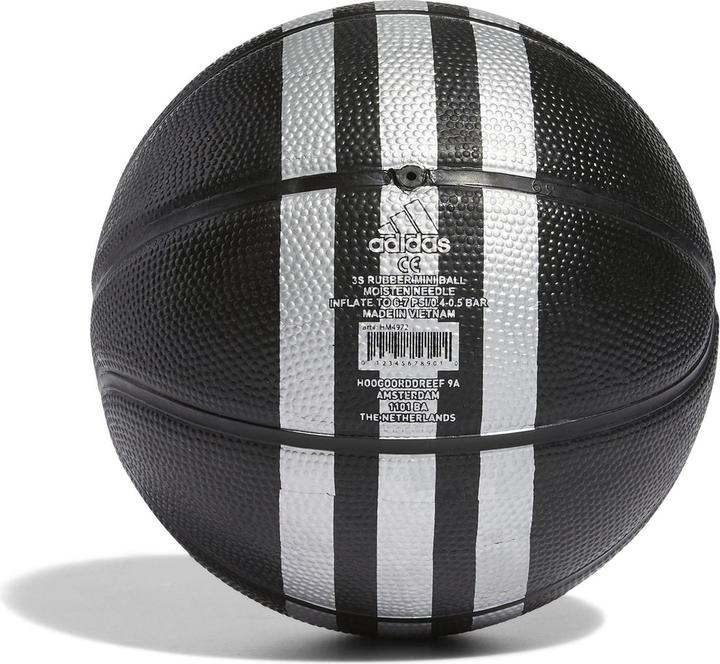 Produktbild adidas 3-Streifen Rubber Mini-Basketball (3)