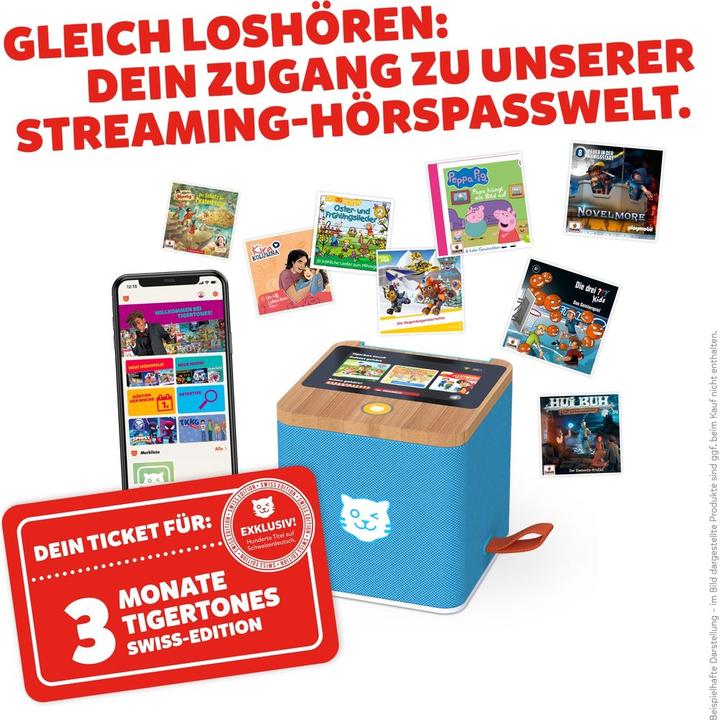 Image du produit Tigermedia tigertones - Ticket 6 mois Swiss-Edition (Allemand)